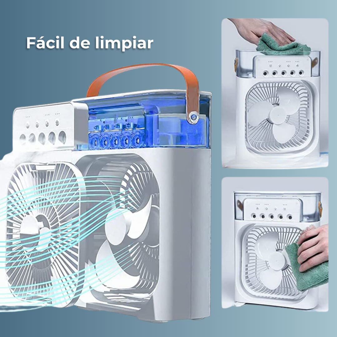 Air Cooler Fan™ Enfriador de Aire con Humidificador y Luz LED